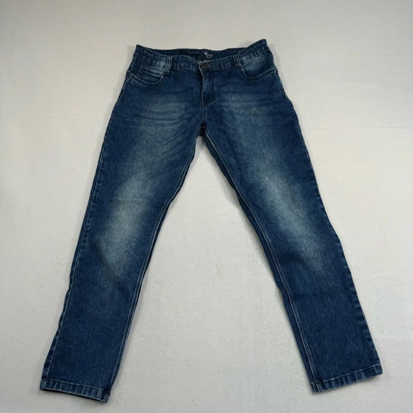 Ramp Stretch Skinny Jeans Womens Size 30 Acid Blue Wash Mid Rise - Picture 2 of 11